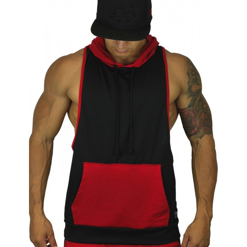 Gym Fitness Stringer Hoodies #019